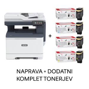 Večfunkcijska barvna laserska naprava XEROX C325DNI + komplet tonerjev